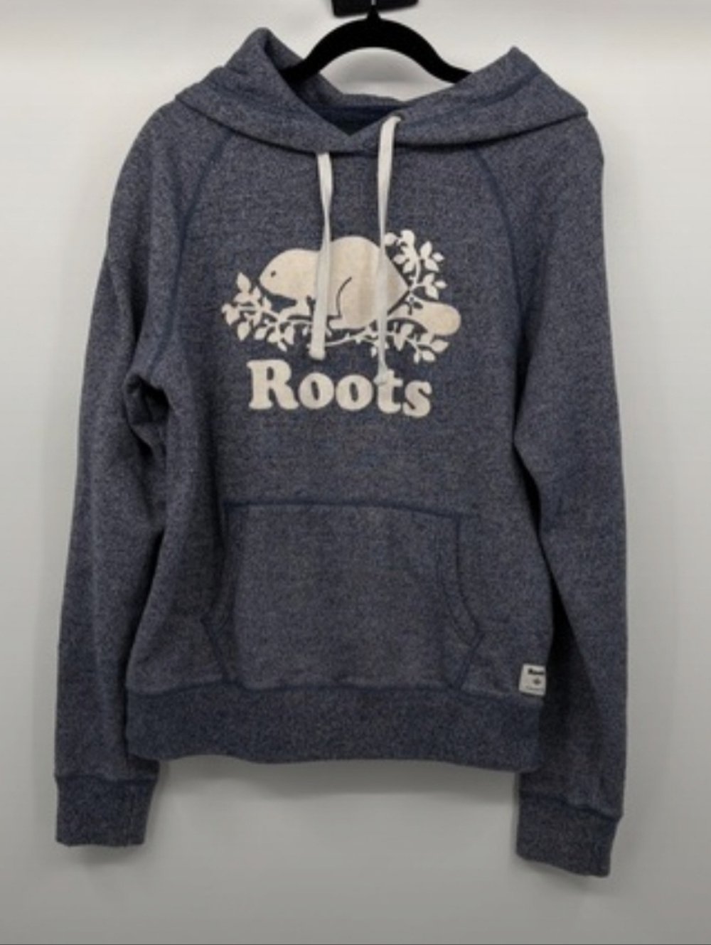 Roots Women's Navy Blue Hoodie with Beavertree Logo